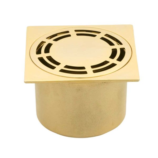 BANGKOK Трап душевой, 100x100 mm., золото