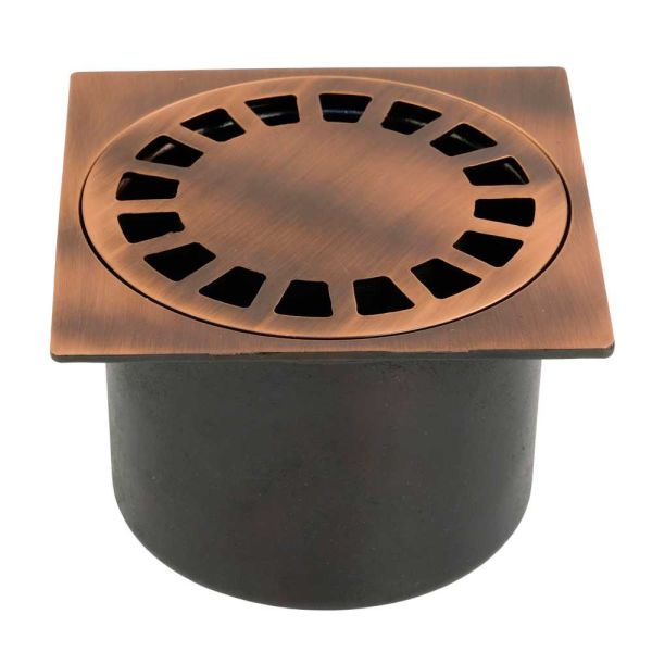 BANGKOK Трап душевой, 100x100 mm., медь